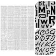 thumbnail image 3 of KAKOWELY letter stencil 2 Sets Reusable Plastic Alphabet Letter Stencils For Diy Painting Scrapbook And Journal Craft Projects Letter Templates For Drawing, 3 of 5