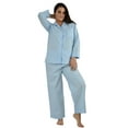 thumbnail image 2 of Up2date Fashion's Women's 100% Cotton Pajamas in Solid Colors, 2 of 2