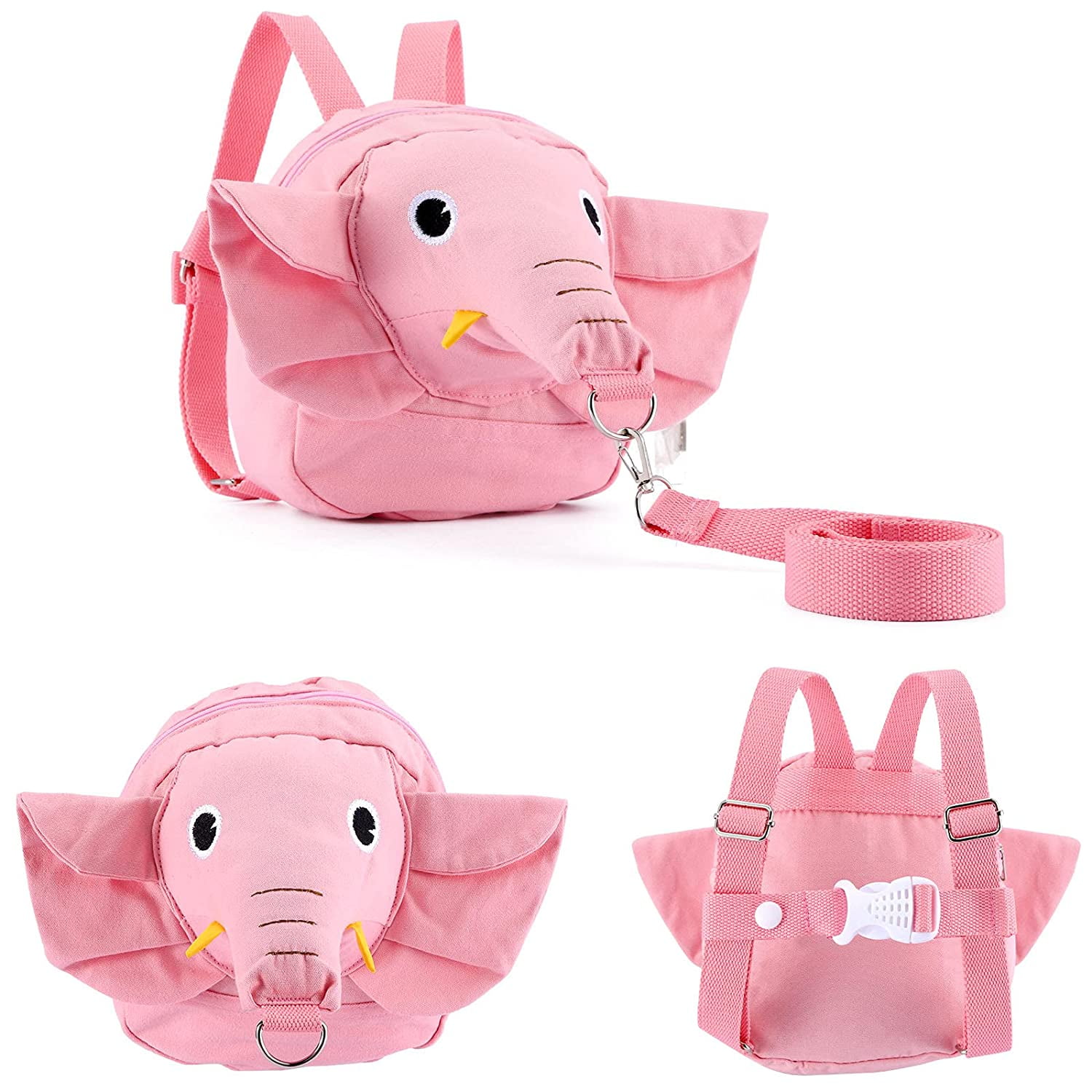Pink Kitty Toddler Harness Backpack