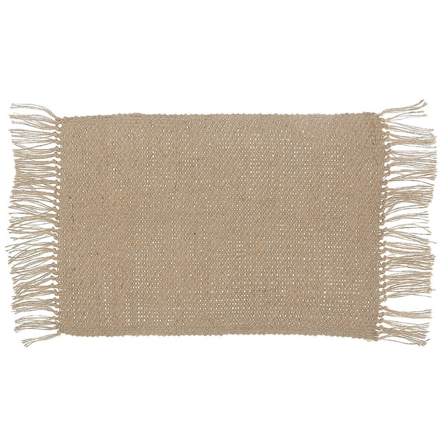Jute Rectangular Handloom Placemat 14 X 20 - Ensemble De 12