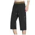 thumbnail image 3 of Youmylove Soft Men's Shorts Men Trousers Comfortable And Casual Capri Pants Shorts Fashionable Quick Drying Shorts Lightweight Work Shorts, 3 of 7