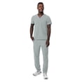 thumbnail image 5 of Adar Addition Go-Basic Scrub Set For Men - Classic V-Neck Scrub Top & Cargo Scrub Pants - A9300 - Silver Gray - L, 5 of 7
