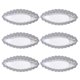 thumbnail image 1 of 6 Pcs Cake Baking Molds Practical Cake Molds Aluminium Alloy Egg Tart Baking Molds, 1 of 3