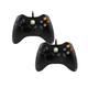 thumbnail image 4 of Microsoft Xbox 360 S 4GB Slim Gaming Console (Refurbished) - Bundle with College Hoops 2K8 Game, 2 RetroFam Wired Controllers, HDMI & AC Adapter, 4 of 6
