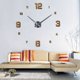 thumbnail image 5 of Reloj de pared Reloj de espejo Metal Número simple Etiqueta DIY 3D Morden Mute Decoración de la sala de estar sidaley JJ24735-04B, 5 of 5