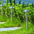 thumbnail image 5 of BEAU JARDIN 8 Pack Solar Powered Lights LED Path Garden Light - Silver, 5 of 8