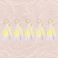 thumbnail image 1 of OULII 5Pcs Rhythmic Gymnastics Ribbon Adult Assorted Color Wood Round Handle, 1 of 7