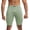 Light Green, variant on Men's Compression Shorts High Stretch Fabric Moisture Wicking Quick Dry Breathable Elastic Waist Cropped Weight Loss Summer Gym Workout Shorts