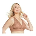 thumbnail image 6 of Glamorise Bramour Lexington Lace Plunge Bralette Wirefree Bra 7013 (Women's & Women's Plus), 6 of 9