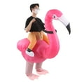 thumbnail image 1 of Flamingo Déguisement, Déguisement Gonflable Réutilisable Léger Durable pour Festivals, 1 of 8