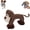 Monkey, variant on Moonsky Companions, Squeaky Dog Chew Animals, Dog Toy with Squeaker, Durable Corduroy, for Small Medium Dogs (Monkey)