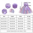 thumbnail image 5 of KAIYANG Vestido de princesa con encaje de tul y costura de lazo sin mangas para niñas (morado, 110 cm) 150 cm morado, 5 of 5