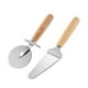 thumbnail image 1 of Pisexur Batería de cocina Juego de cuchillos y palas para pizza, herramienta para hornear, cuchillo de acero inoxidable para pastel, caja de regalo para pala de paste para la cocina del hogar, 1 of 3