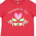 thumbnail image 4 of Inktastic Pawpaw's Girl Heart Flowers Girls Toddler T-Shirt, 4 of 5