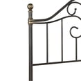 thumbnail image 4 of DeeHome Black and Bronze Full and Queen Metal Headboard, 4 of 5