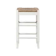 Boraam 24 Square Rush Stool, Multiple Colors