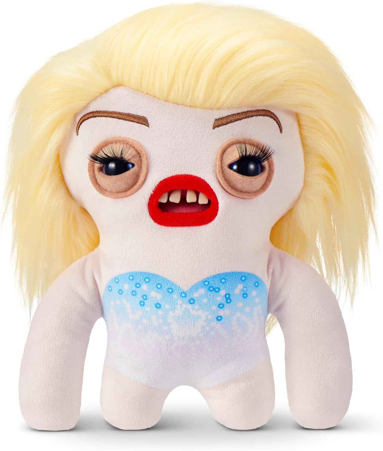 Zuru Fuggler Fugg Stars Series 1 - Set of Four - Funny Ugly Monsters Stuff Animals Pop Stars