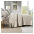 thumbnail image 7 of 3-Piece 100% Cotton Oversized Bedspread Lightweight Quilt Coverlet Embroidery Farmhouse Bedding Set ( Beige, Queen (100"x106")), 7 of 7
