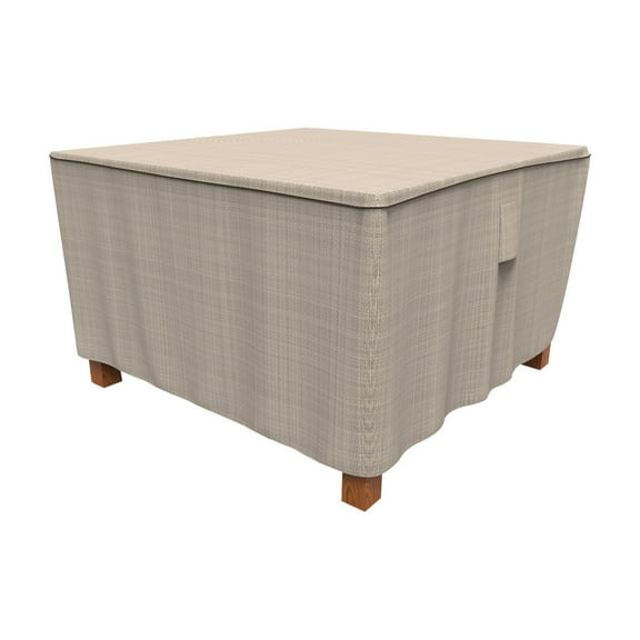 Budge Black Ivory StormBlock™ Mojave Square Patio Table Cover - 46L x 46W x 28H in.