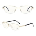 thumbnail image 2 of 3 Pack Business Reading Glasses Half Rimless Blue Light Blocking Readers Presbyopic Glasses, 2 of 2