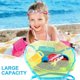 thumbnail image 3 of ZHAOCHENG Bolsa de playa de mallaBolsa de juguetes de playaBolsa de malla de playaBolsa de malla para juguetesBolsa de conchas para niños, 3 of 5