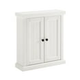 thumbnail image 3 of Crosley Furniture Seaside Wood 2 Door Medicine Cabinet in Distressed White, 3 of 10