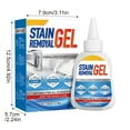 thumbnail image 3 of Mold Stain Remover Gel Cleaner Heavy Duty Stain Cleaner, For Front Washing Machine Seal Bathroom Grout, Shower Caulk Front Load Washer Cleaning Solution, 3 of 7