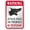 Warning Sign 3, variant on Attack Dog Pitbull Decor Sign - 8"x12" Aluminum Tin Sign, Home Kitchen Wall Decor, Outdoor Security Signage
