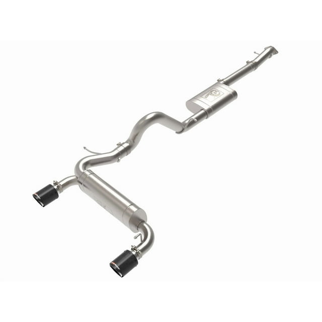 Fits 2021-2024 Ford Bronco Advanced FLOW Engineering Exhaust System Kit 49-33138-C Vulcan Cat-Back System; Stainless Steel; With Muffler; 3 Inch to 2-1/2 Inch Pipe Diameter