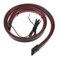 thumbnail image 1 of Alerón universal Unique Bargains para automóvil con luz de freno LED roja 47.2' Negro, 1 of 1