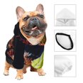 thumbnail image 3 of Balery Tennis Ball In Fire1 Sudadera con Capucha para Perros Pequeños – Ropa para Mascotas, Disfraz para Perros y Gatos, Ideal para Fiestas y Cosplay-Medium, 3 of 7