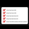 thumbnail image 4 of Digital Scoreboard, 10 Digit LED Touch Magnetic Rechargeable Scoreboard with Buttons for Game Rooms, Outdoor Sports, and Events, 4 of 7