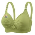 thumbnail image 3 of Womens Wireless Push Up Bras for Women Push-up Breathable Daily Underwear Small Print Bra Plus Size Everyday Bra Comfortable T shirt Bras, 3 of 5