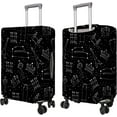 thumbnail image 4 of Travel Luggage Cover Suitcase Protector Fits 18-32 Inch Luggage Wheel Covers Patterned Travel Related Items Flower Luggage Protector Elastic Luggage Anti-scratch Suitcase Cover XL, 4 of 5
