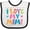 White and Black, variant on Inktastic I Love My Mimi for Babies Boys or Girls Baby Bib