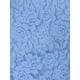 thumbnail image 5 of INSPIRAR CHIC Blusa sin mangas de encaje floral de ganchillo con cuello redondo y peplum para mujer en azul cielo S, 5 of 6