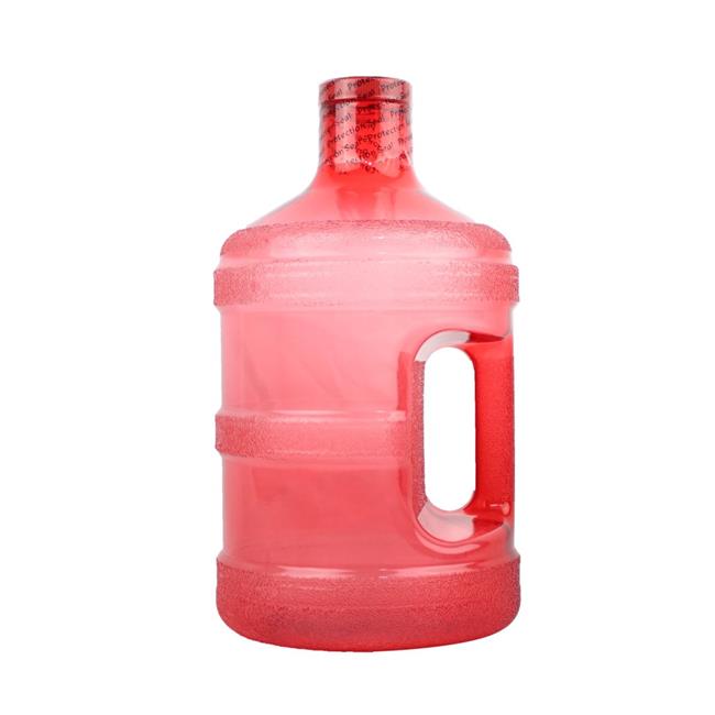 H8O PG1GTH48Red 1 gal Round Water Bottle with 48 mm Cap, Red