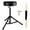 Black Upgrade, variant on Drum Throne,Padded Drum Seat Drumming Stools with Anti-Slip Feet for Adults and  Drummers (Black Upgrade)