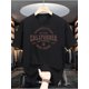 thumbnail image 2 of Men'S Casual Crew Neck T-Shirt with California Lettering, Slight Stretch, Summer Short-Sleeve Tee, Fashionable Print Design, Regular Fit - 180gsm, 2 of 7