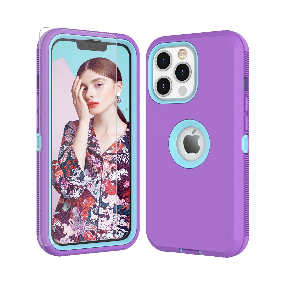 iPhone 13 Pro Cases, Njjex Heavy Duty Shockproof Protective Case for