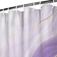 thumbnail image 3 of Purple Gold Wave Marble Shower Curtain 72"x72" ,Bathroom Decorative Shower Curtains Set with 12 Hooks,Modern Waterproof Washable Shower Curtain, 3 of 6