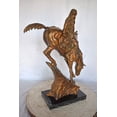 thumbnail image 5 of Mountain Man Bronze Statue, a Remington Replica - Size: 18"L x 8"W x 28"H., 5 of 13