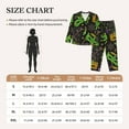 thumbnail image 4 of Yiaed Carnival Mardi Gras3 Print Pajamas Women's Long Sleeve Sleepwear Soft Button Down Loungewear Pjs Lounge Set Nightwear Womens Pajama Pants-XX-Large, 4 of 7