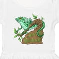 thumbnail image 4 of Inktastic Save the Rainforest with Basilisk Lizard on a Tree Girls Toddler Dress, 4 of 5