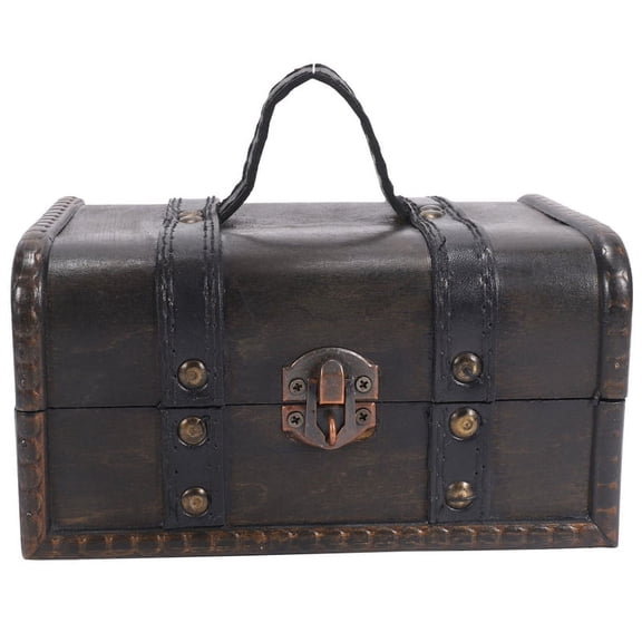 1 * Wooden Storage Box-gray