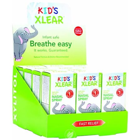 XLEAR Xylitol Kids Nasal Spray .75oz CD 12 PK, Pack of 2