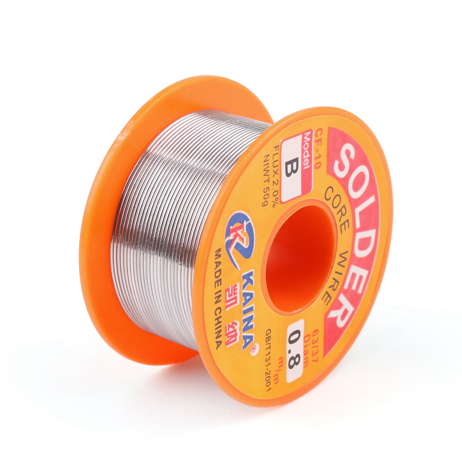 50g 0.8mm Tin Lead-free Rosin Core Solder Wire Flux for Electric Soldering Iron