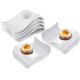 thumbnail image 1 of Ceramic Egg Cup - 6-Piece Hard Boiled Egg Cup & Soft Boiled Egg Cup Set, White, 1 of 5
