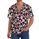 thumbnail image 1 of Balery French Bulldog1 Camisa Casual de Manga Corta con Botones para Hombre, Texturizada, Estilo Cubano, para Playa, Verano-3X-Large, 1 of 5