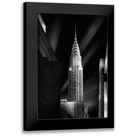 Ruiz Dueso, Jorge 11x14 Black Modern Framed Museum Art Print Titled - Chrysler Building